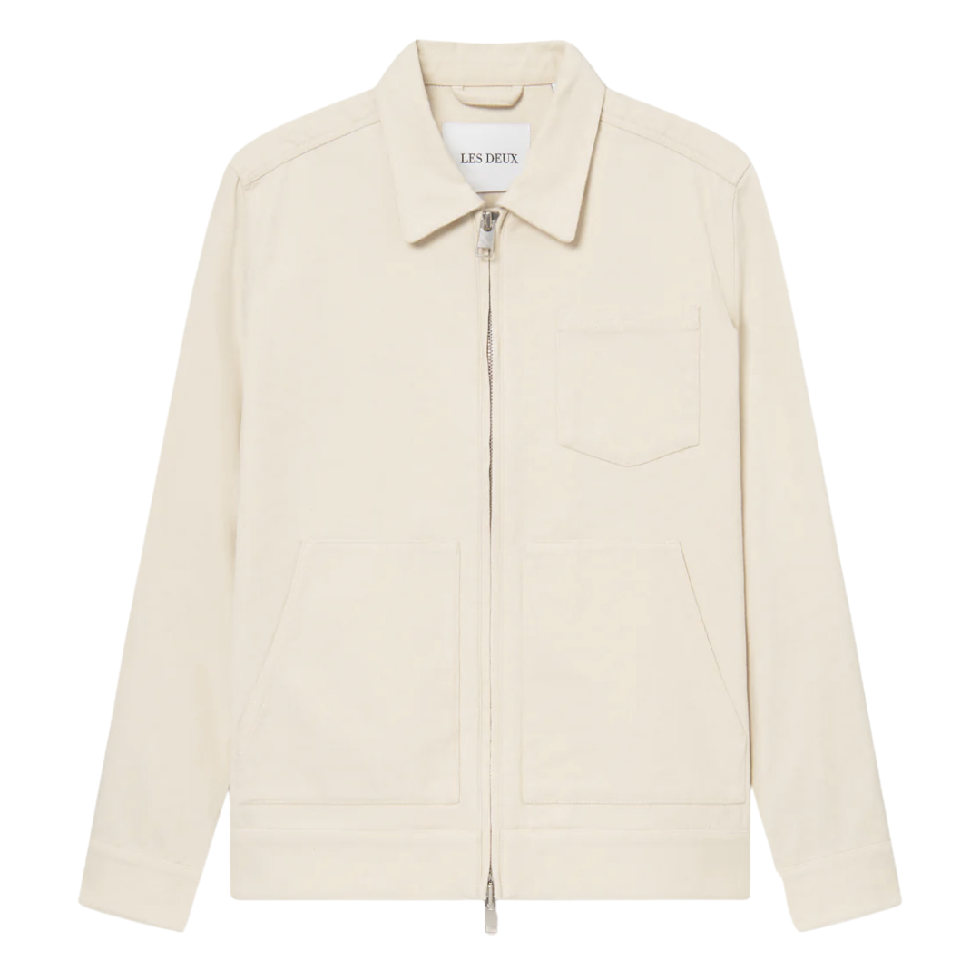 Robert Canvas Jacket - Ivory
