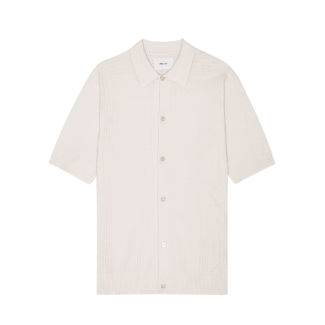 Nolan Polo Cardigan 6695 - Ecru