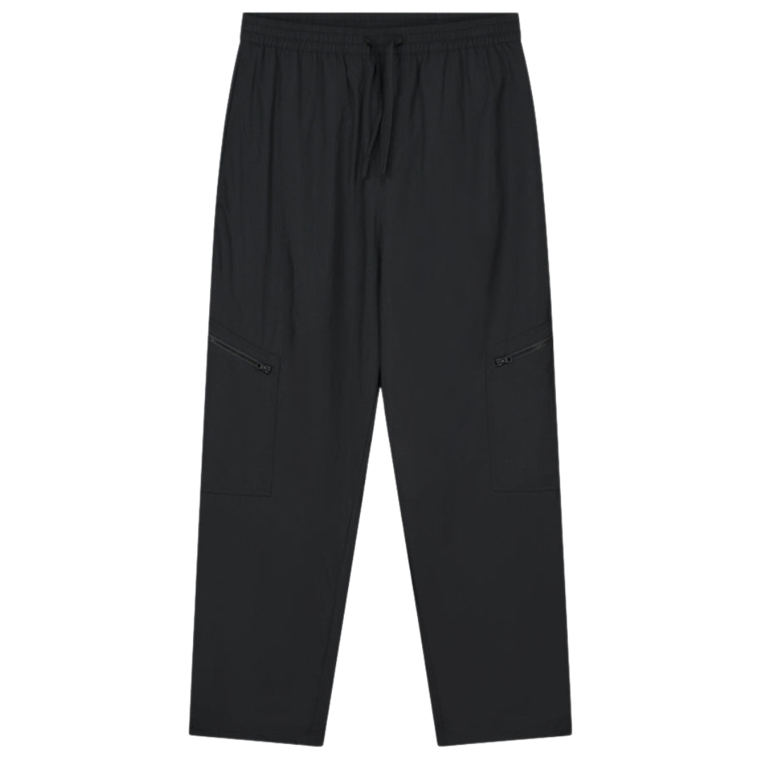 Nylon Track Pants - Black