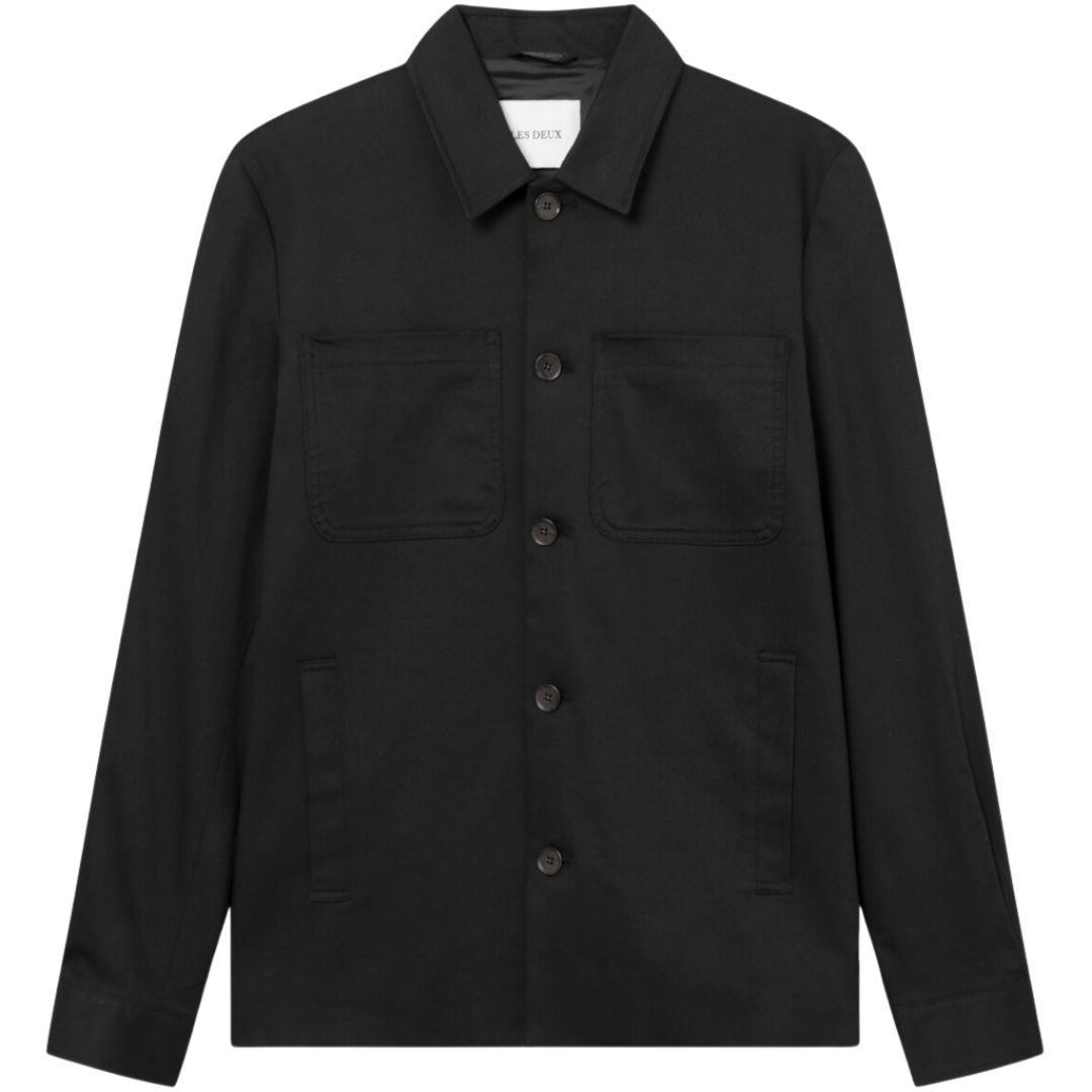 Marseille Cotton Jacket - Black