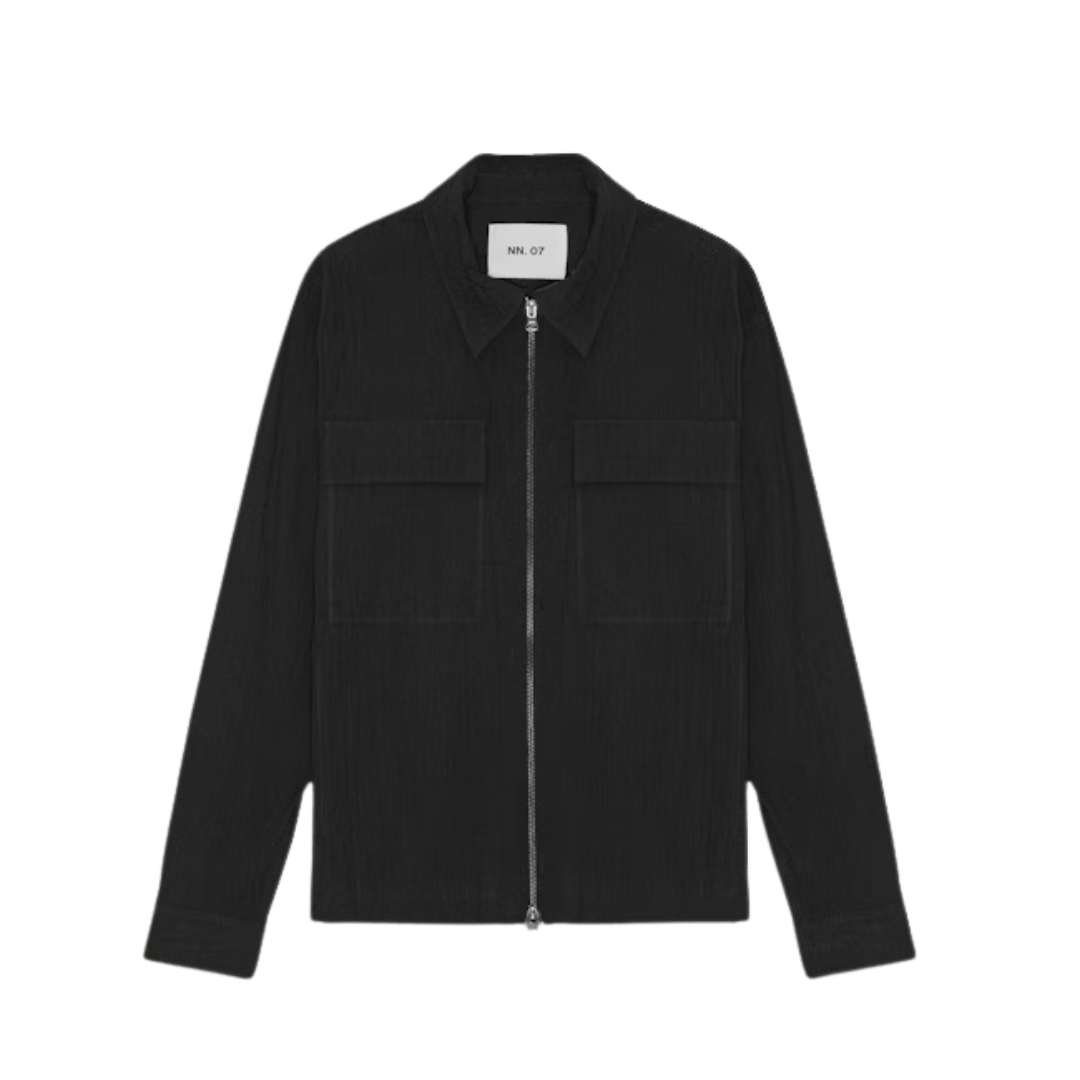 Alban Seersucker 5721 - Black