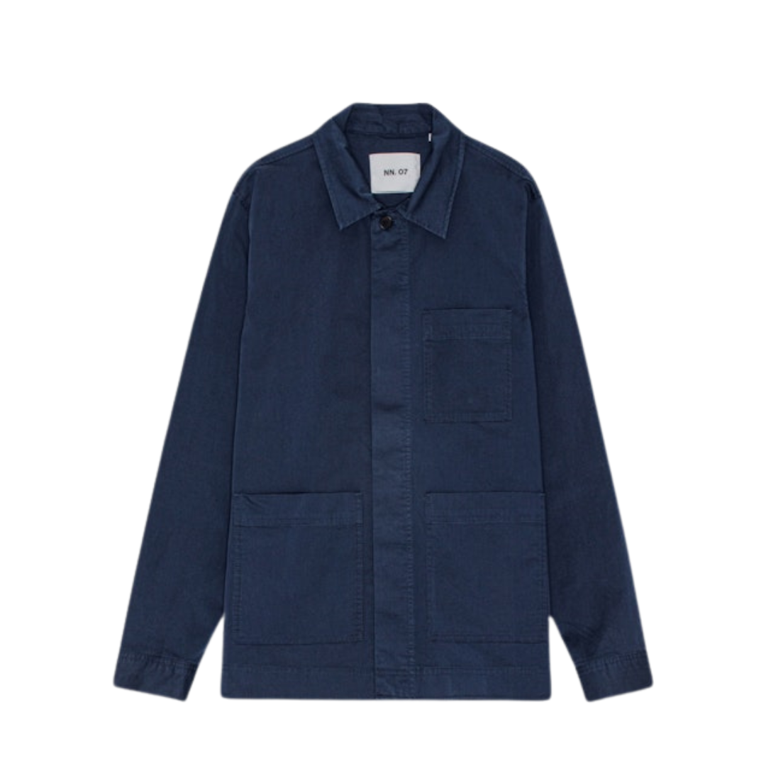 Olav Overshirt - Navy Blue