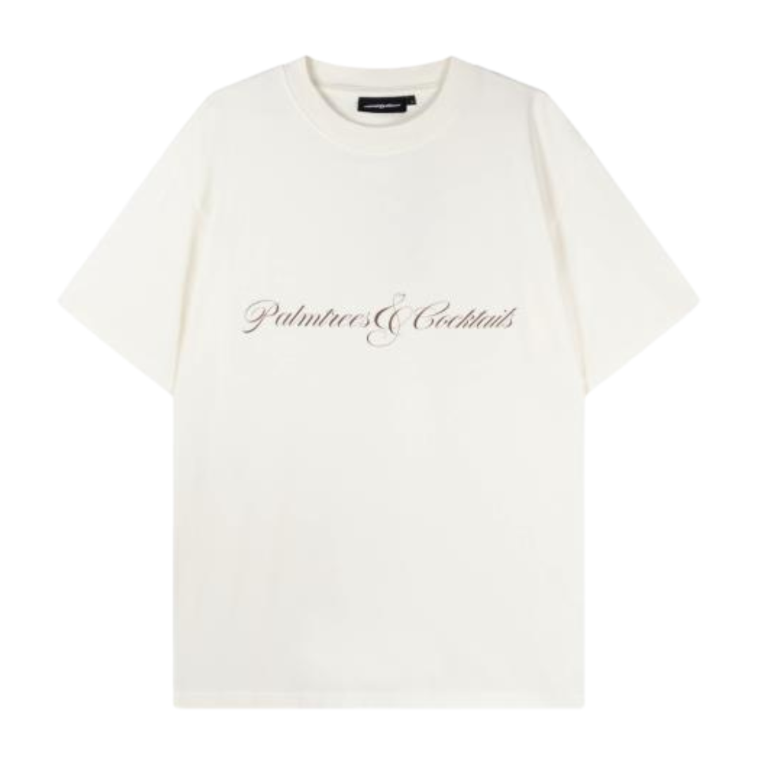 Palms & Cocktails T-shirt - Off White