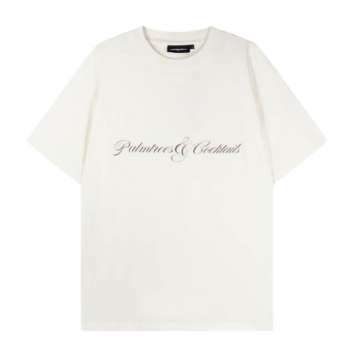 Palms & Cocktails T-shirt - Off White