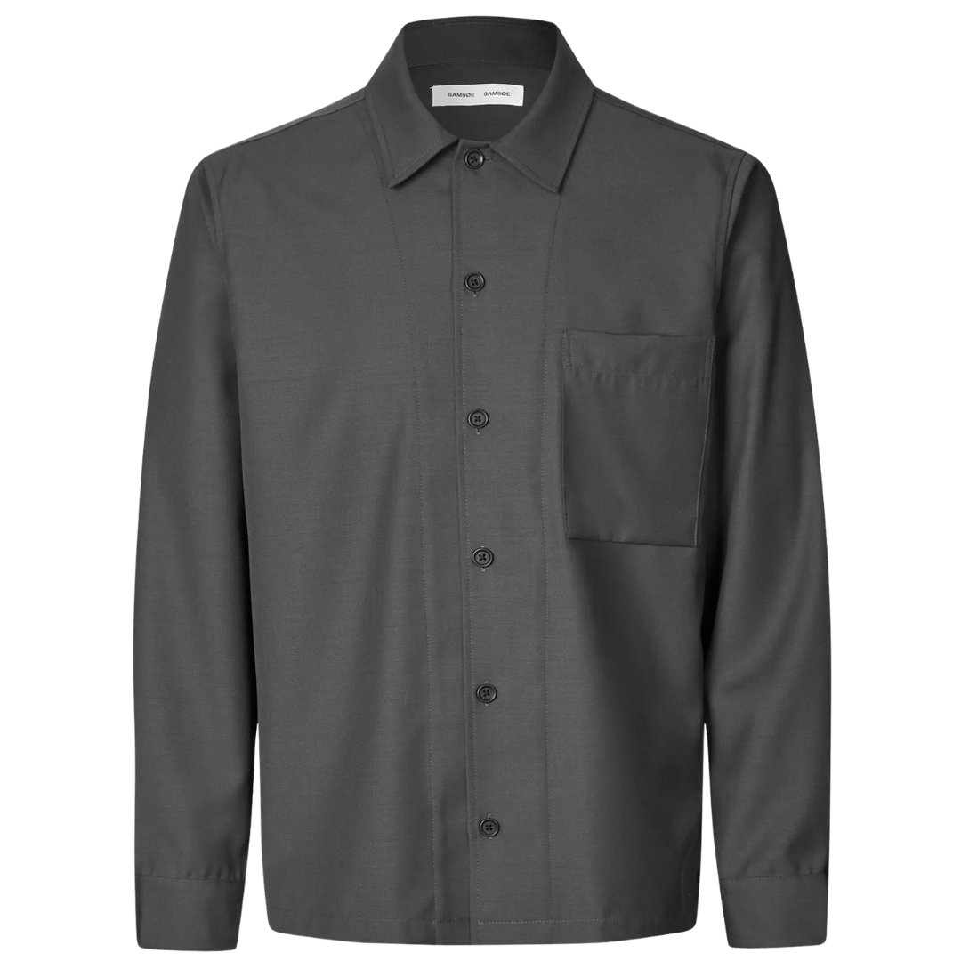 Sadamon Go Overshirt - Black Oyster