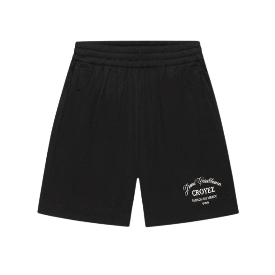 Grand Casablanca Mesh Shorts - Black/White