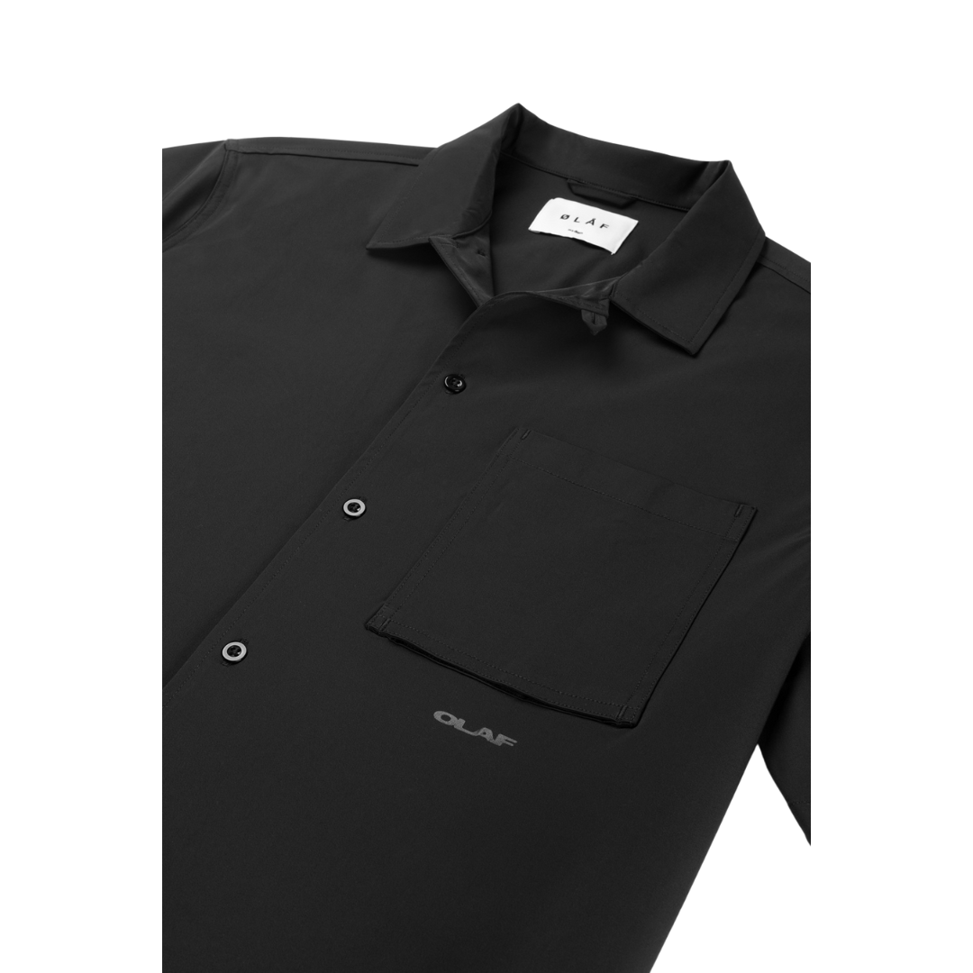 Nylon SS Shirt - Black