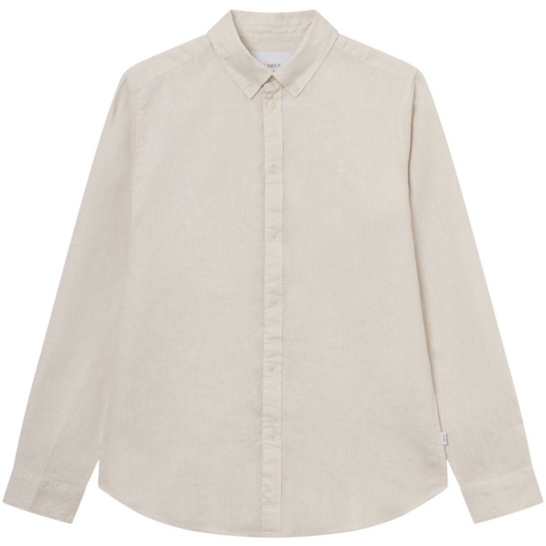 Kristian Linen B.D. Shirt - Ivory