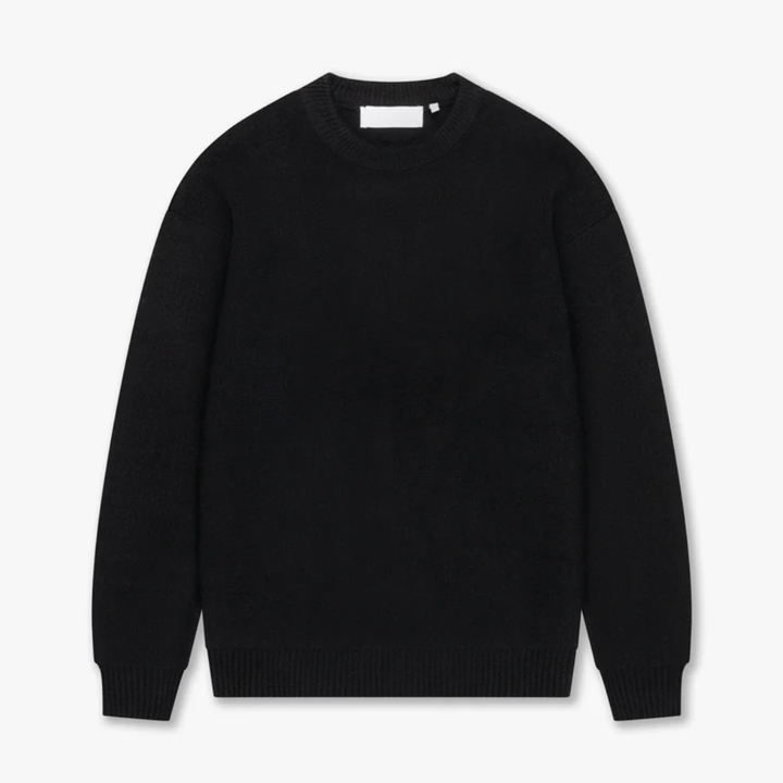 Gallery Knit Sweater - Black