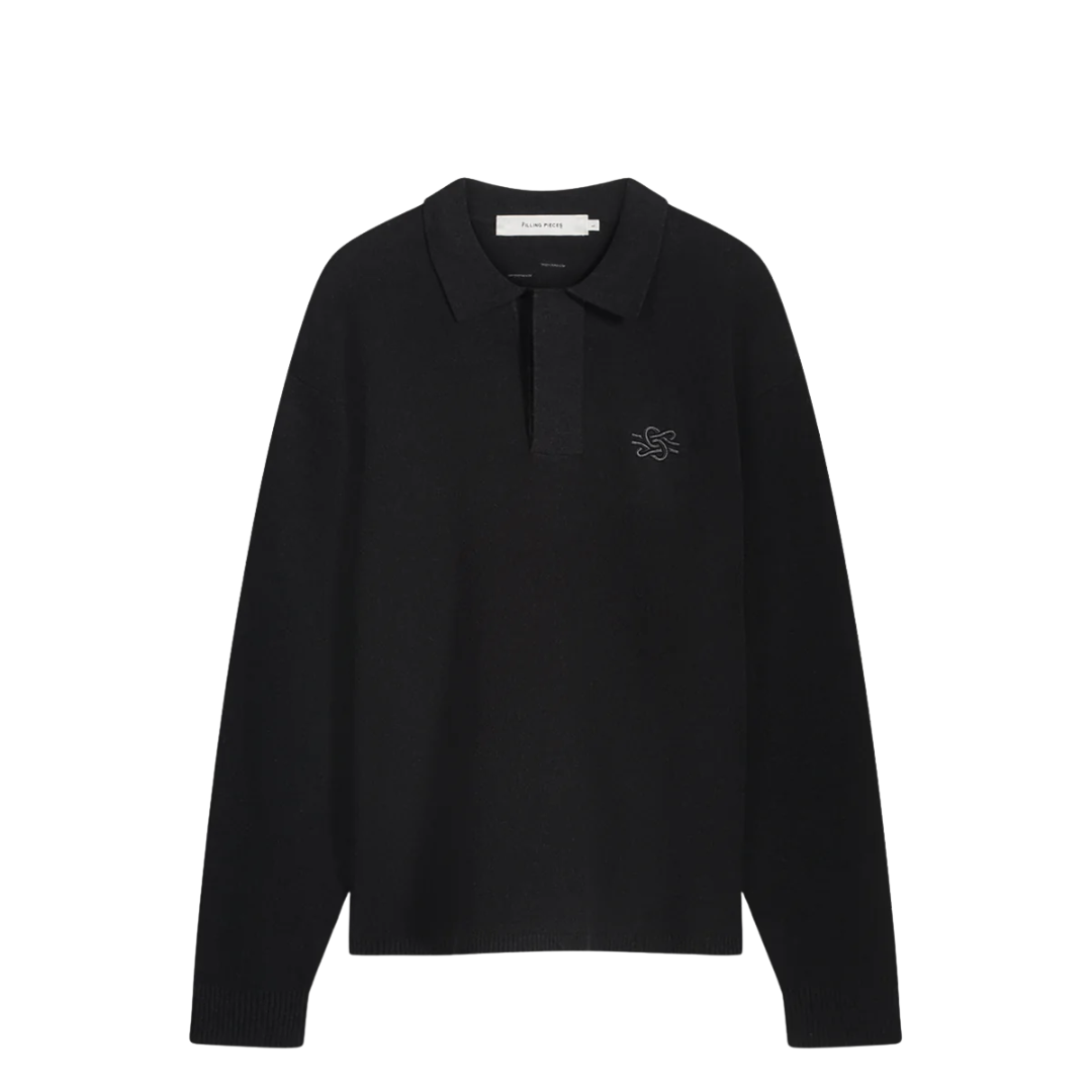 Knit Shirt Boucle - Black