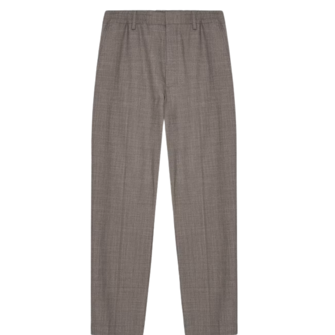 Billie 1088 Lightweight Drawstring Regular Fit Trouser - 111 Khaki Melange