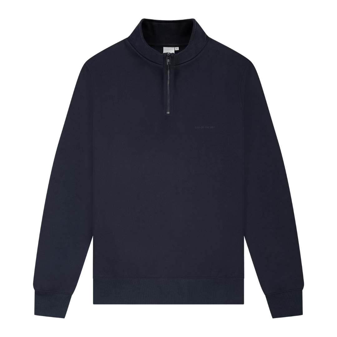 Mind Half Zip Sweater - Sky Captain