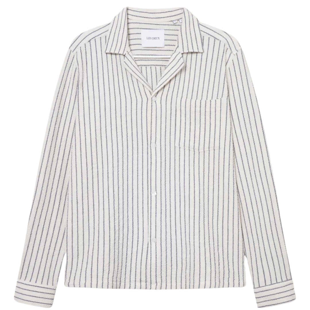 Isaac Structured Overshirt - Ivory