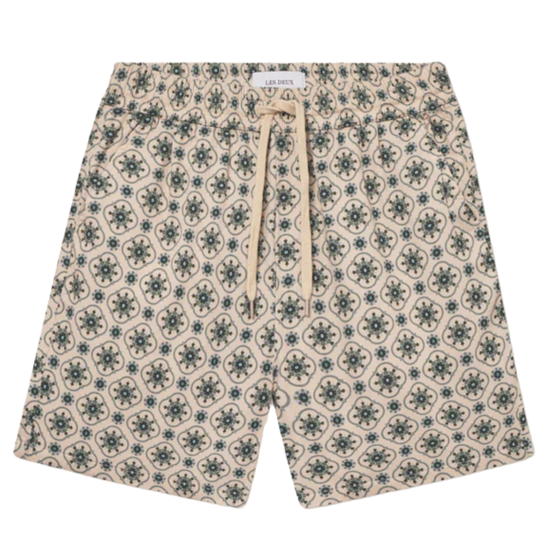 Otto AOP Tapestry Shorts - Ivory