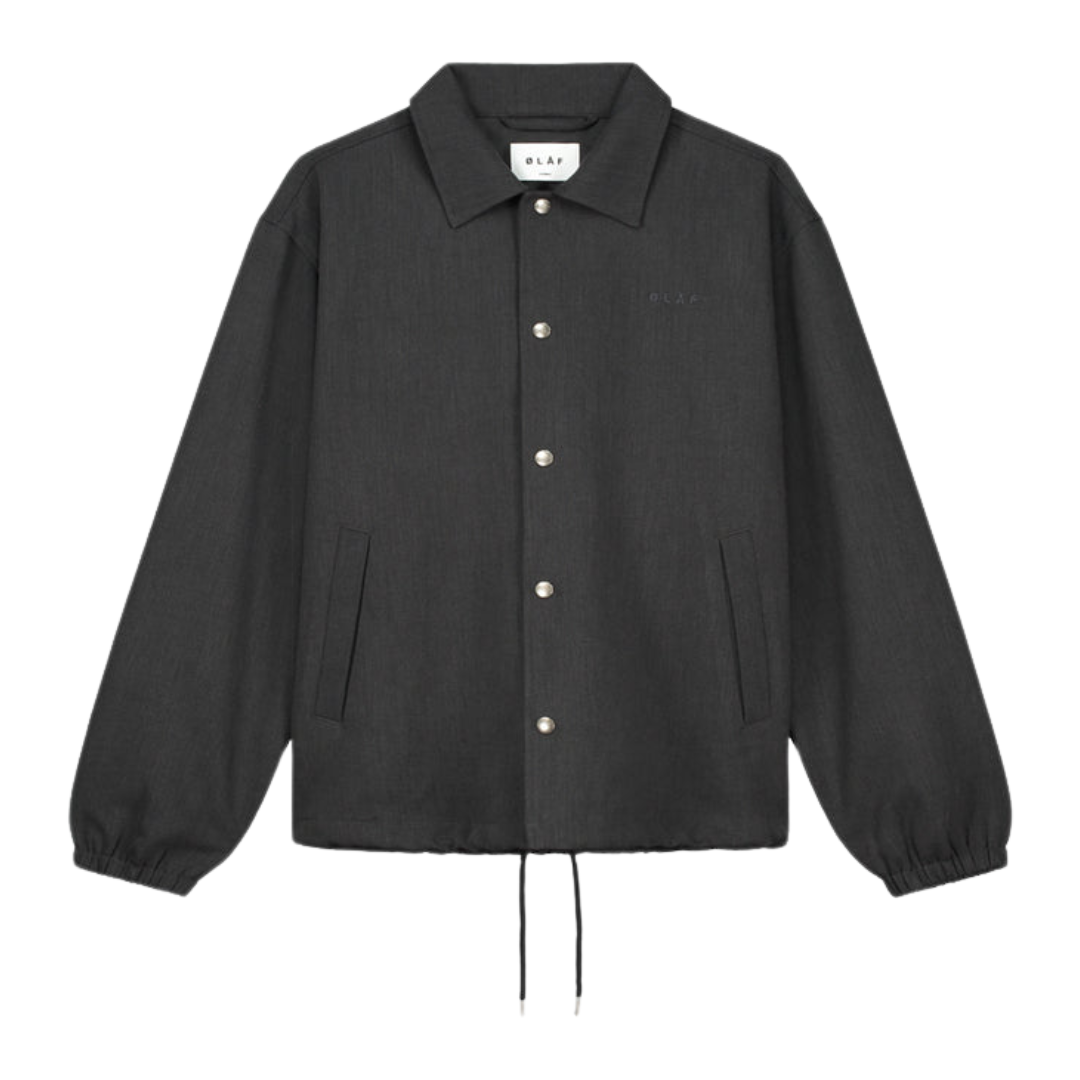 Tailored Coach Jacket - Grey