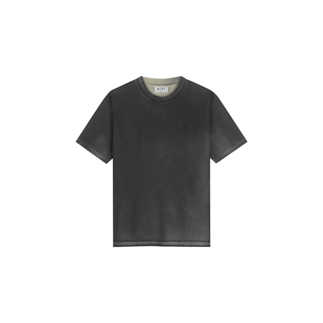 Pigment Spray Tee - Charcoal