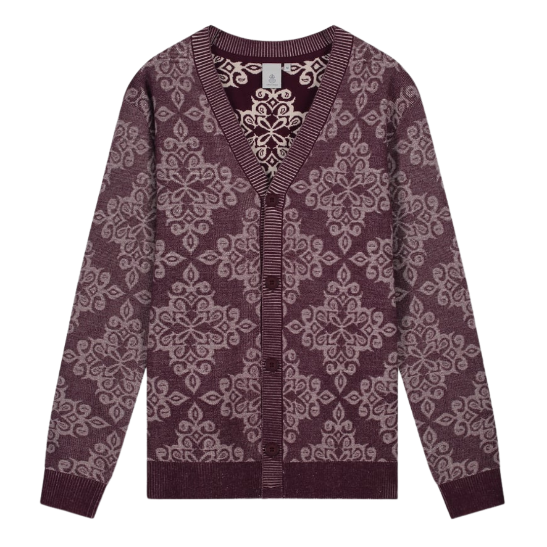 Poseidon Cardigan - Grape