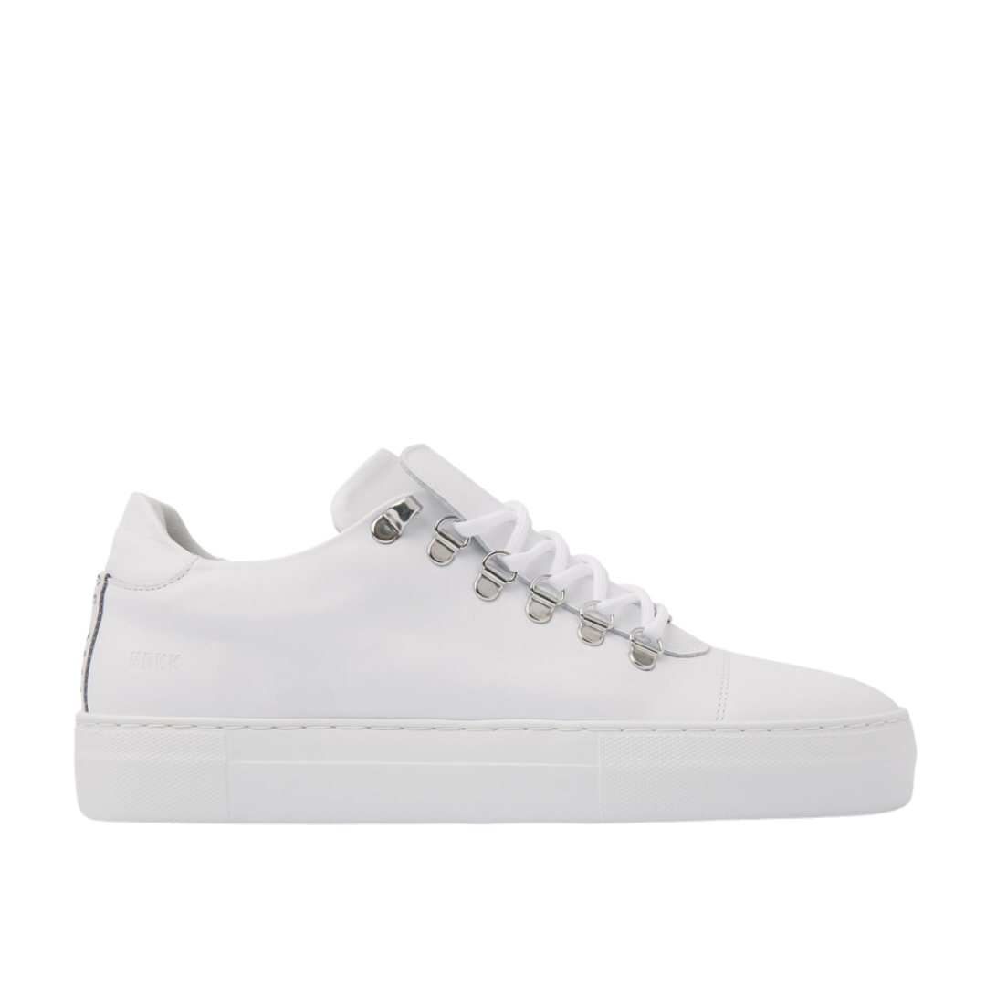 Jagger Classic - White Leather Silver