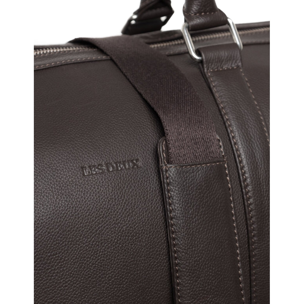 Leather Weekend Bag - Brown