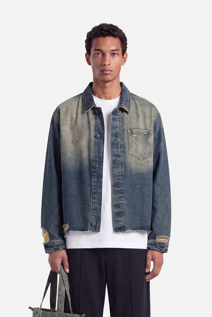 Aza Denim Overshirt | Dark Pale - Early access Don't Waste Culture