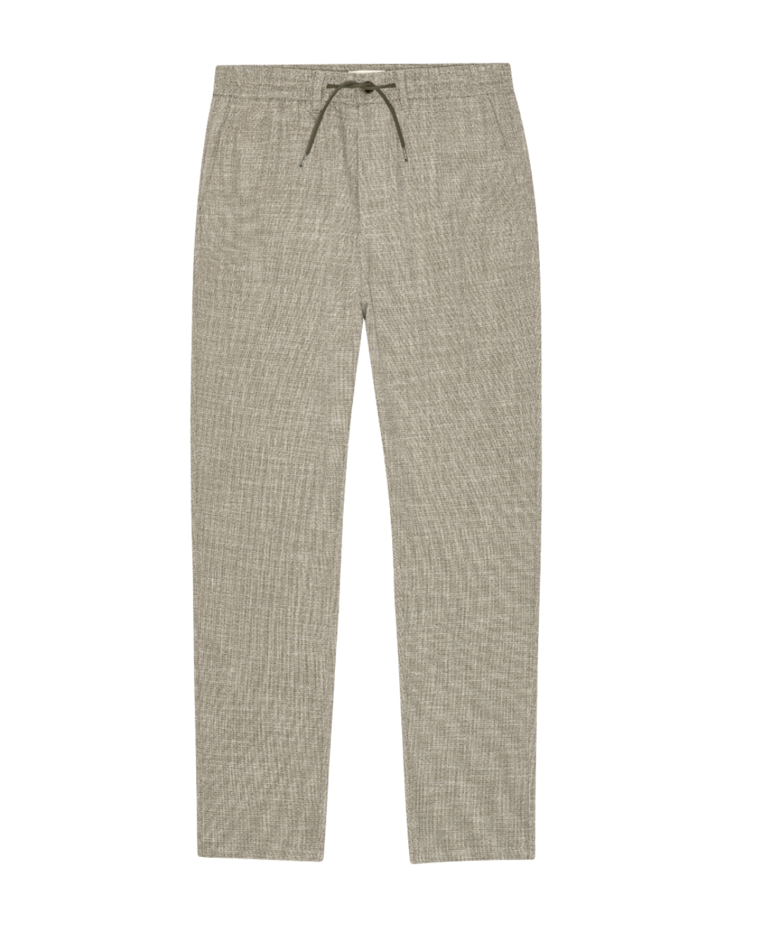 Melange Tapered Suit Pants - Dark Sand