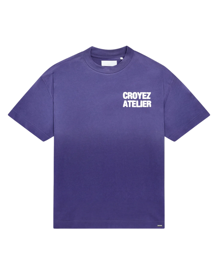 Sprayed Atelier T-Shirt - Dark Purple