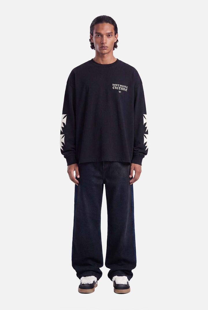 Fina Longsleeve | Black - Early access Don't Waste Culture