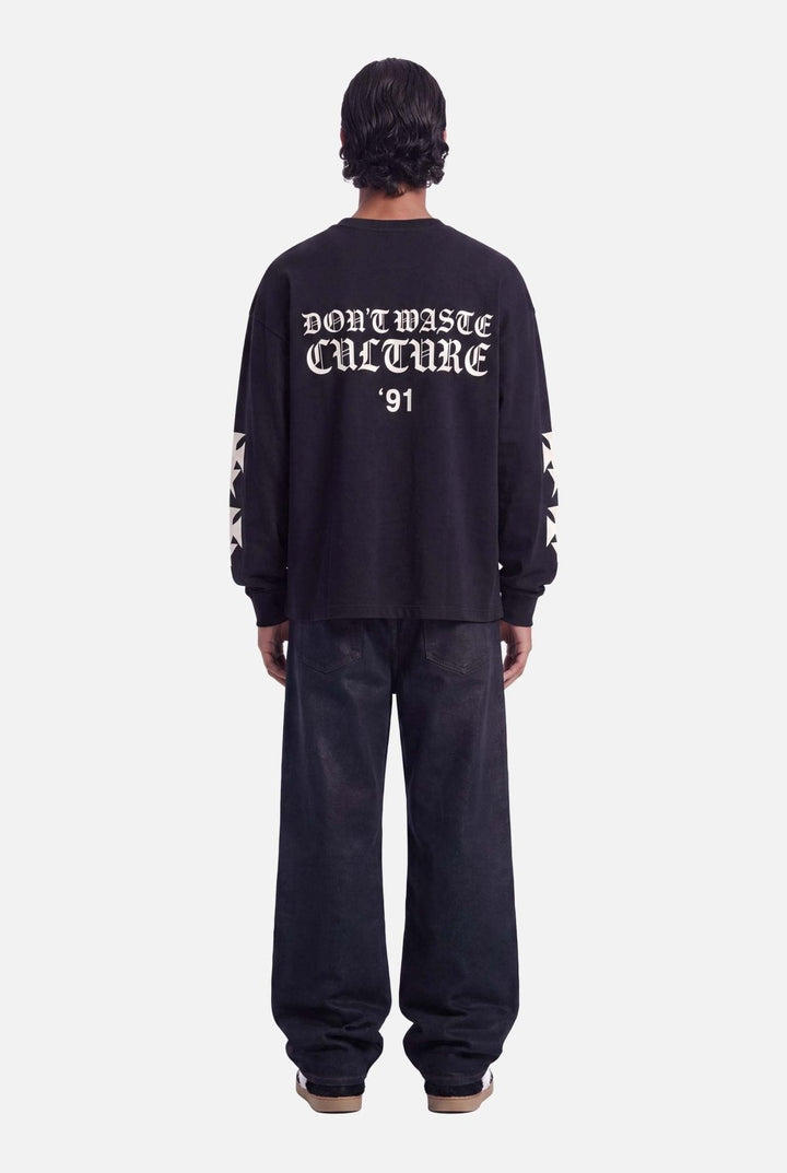 Fina Longsleeve | Black - Early access Don't Waste Culture