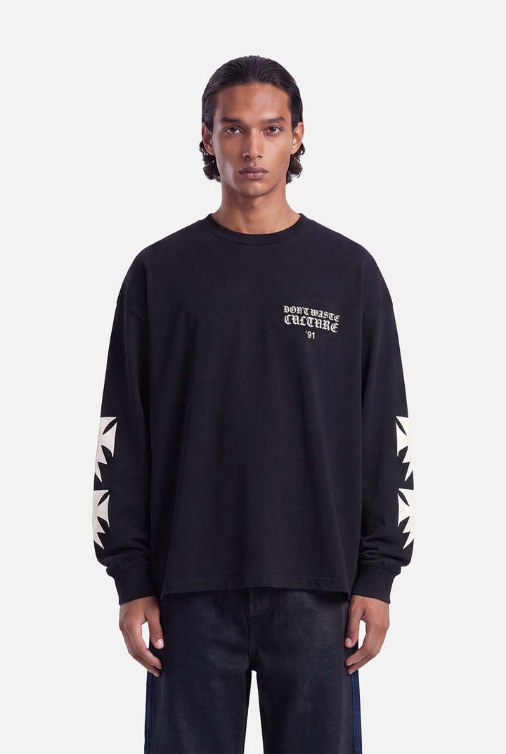 Fina Longsleeve | Black - Early access Don't Waste Culture