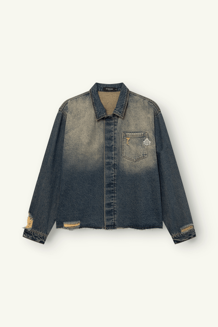 Aza Denim Overshirt | Dark Pale - Early access Don't Waste Culture