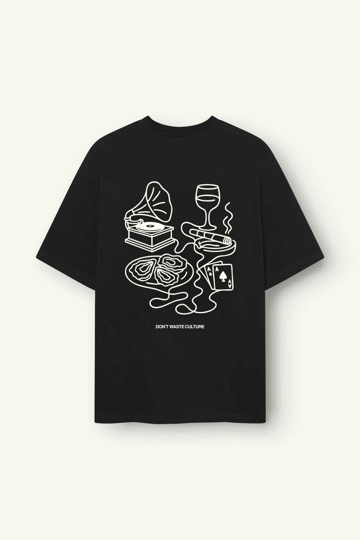 Etta T-shirt | Black - Early access Don't Waste Culture