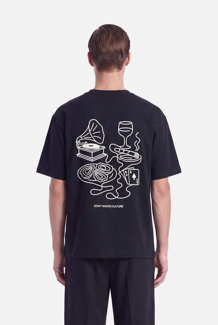 Etta T-shirt | Black - Early access Don't Waste Culture