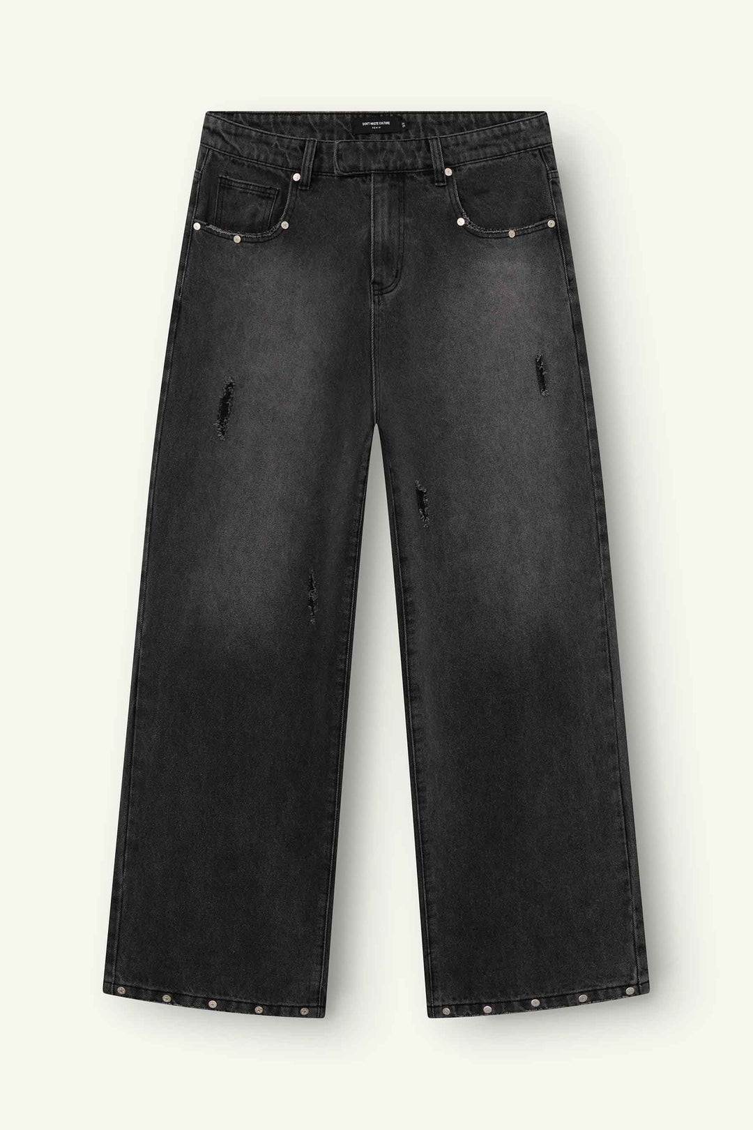 Nova Stud Jeans | Washed Black - Early access Don't Waste Culture