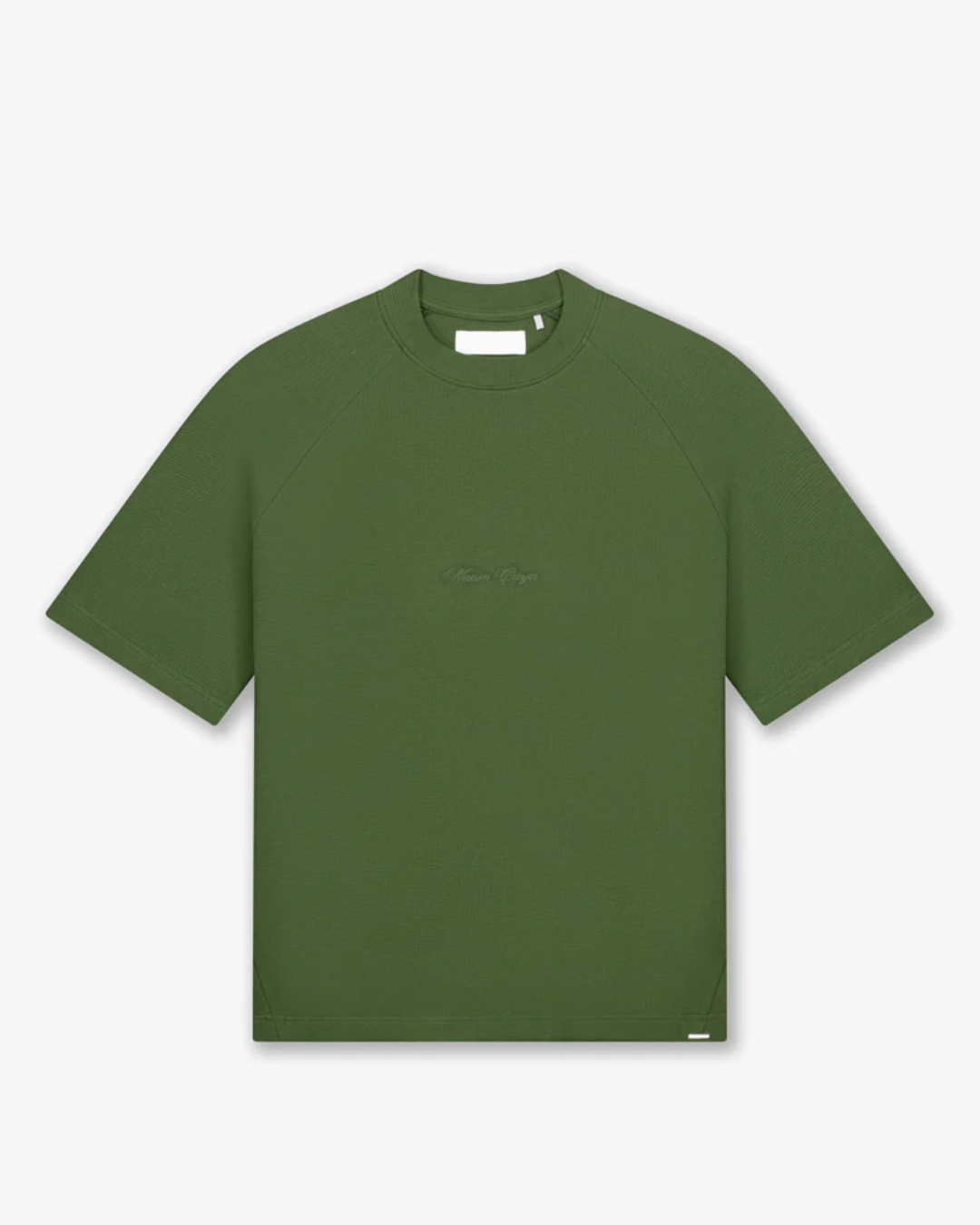 Waffle Raglan T-shirt - Green