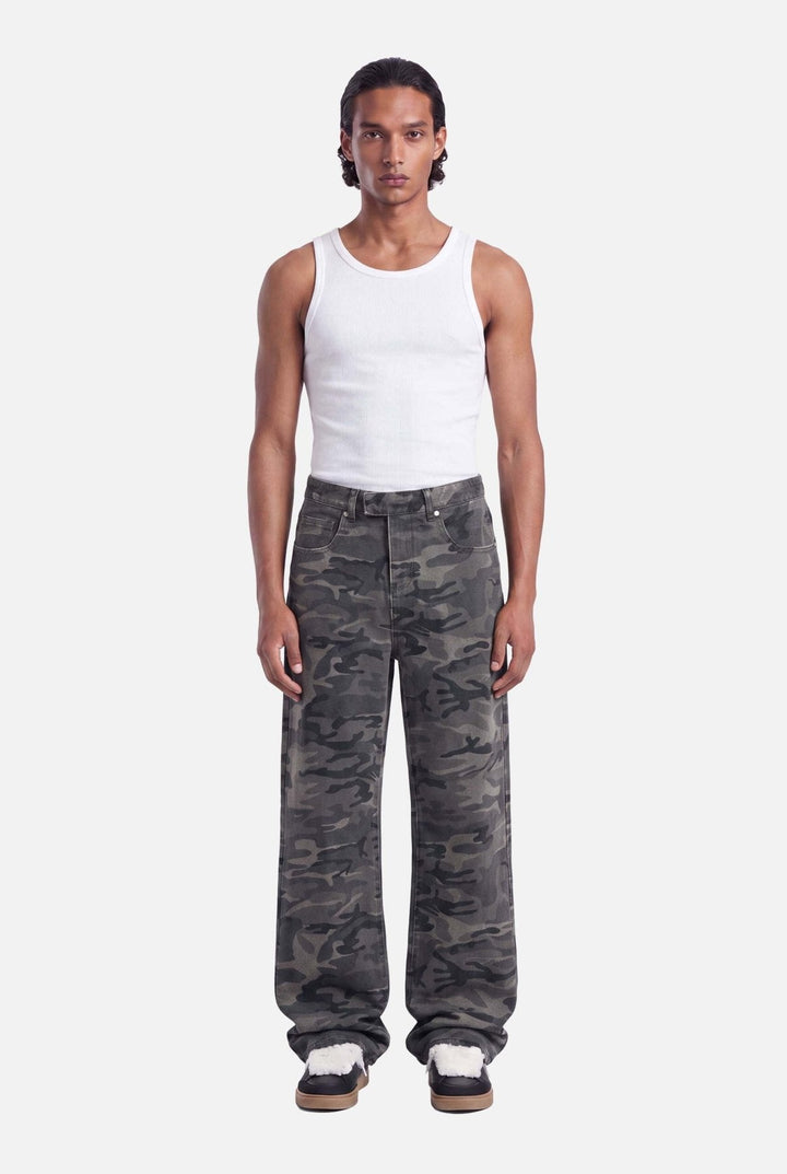 Luma Camo Jeans | Washed Grey - Early access Don't Waste Culture