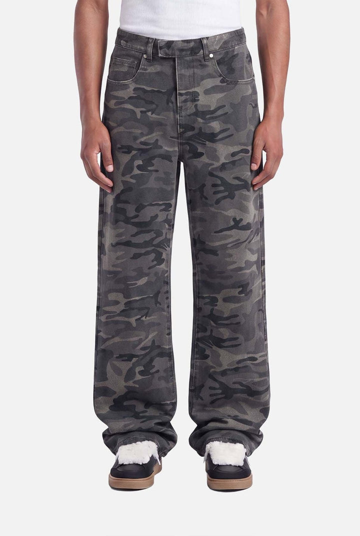 Luma Camo Jeans | Washed Grey - Early access Don't Waste Culture