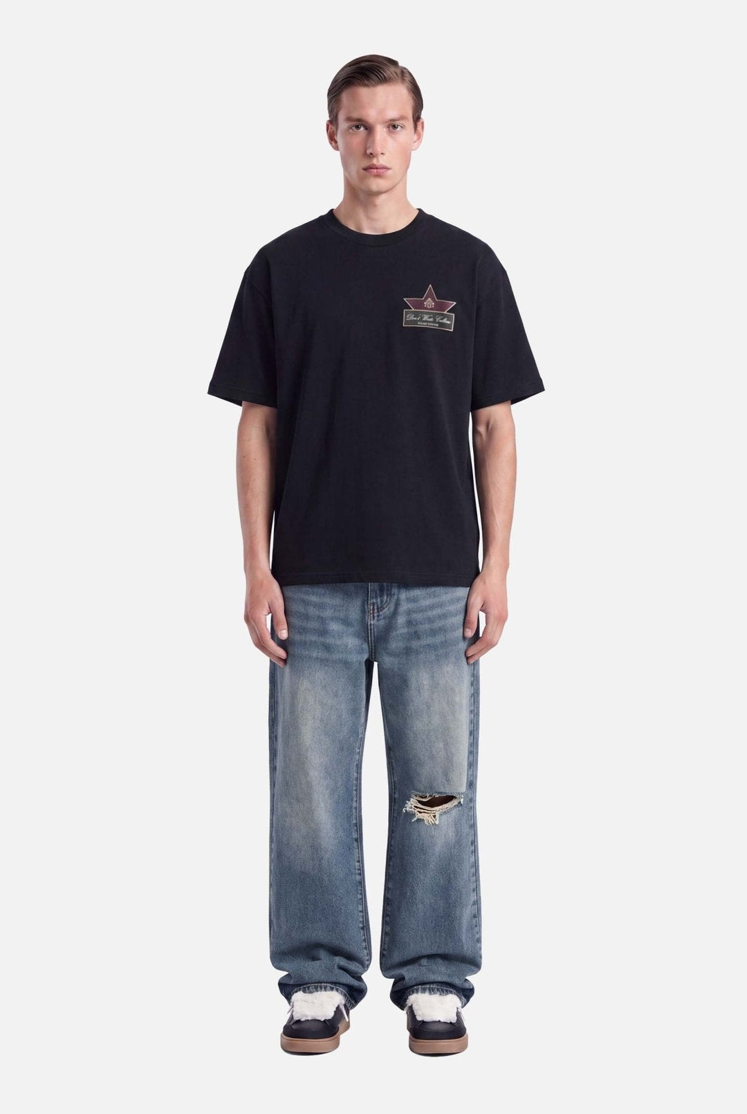 Niloa T-shirt | Black - Early access Don't Waste Culture