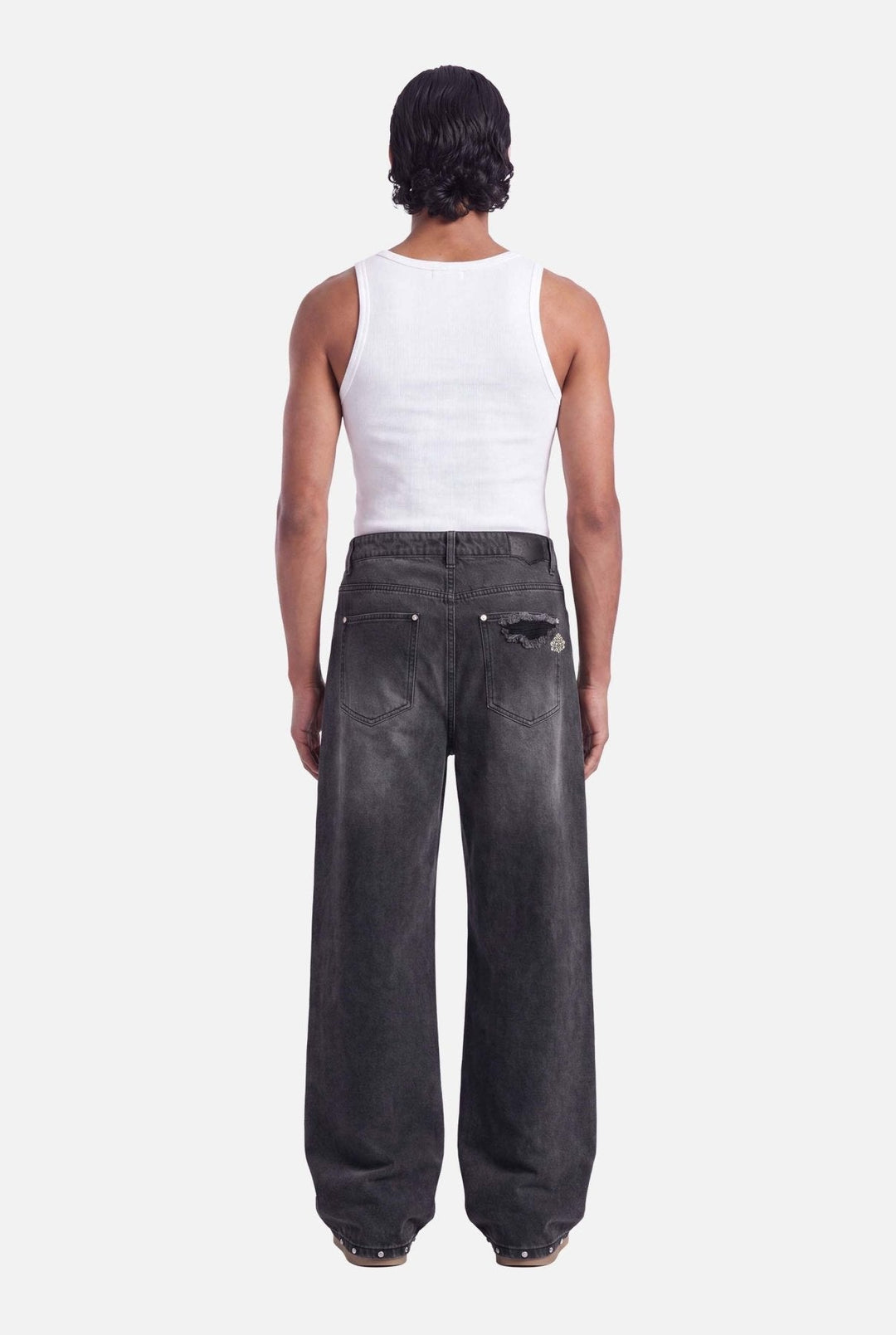 Nova Stud Jeans | Washed Black - Early access Don't Waste Culture