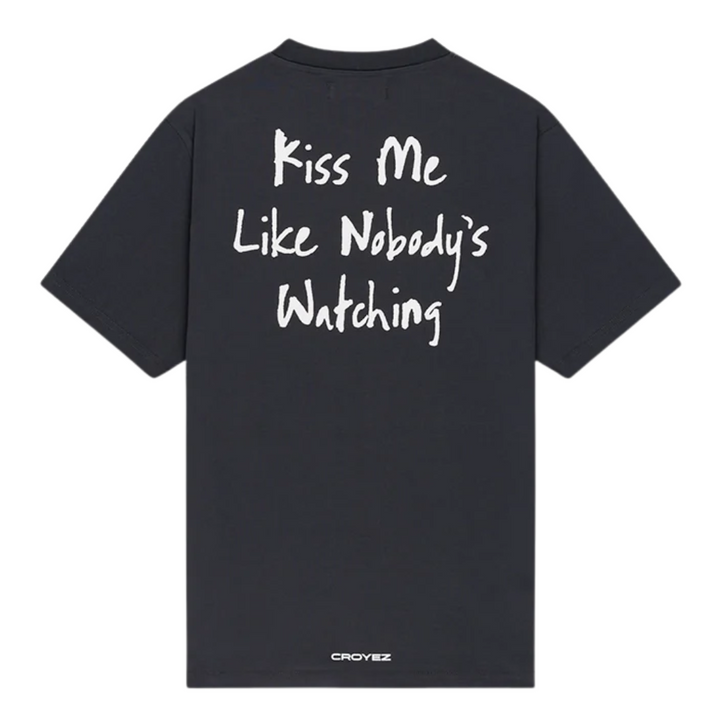 Kiss Me Like Tee - Antracite