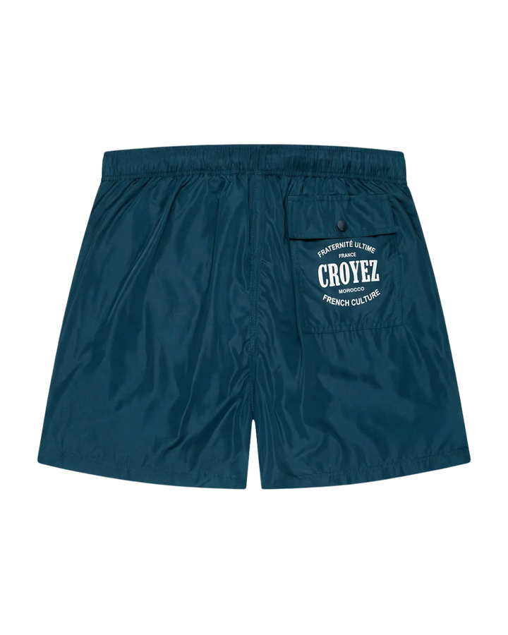 Stamp Swim Shorts - Dark Teal