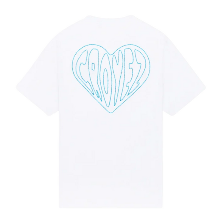 Stitched Heart Tee - White