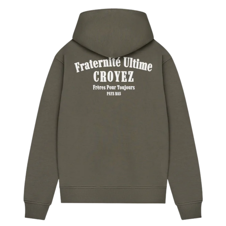 Fraternite Zip Hoodie - Dusty Olive