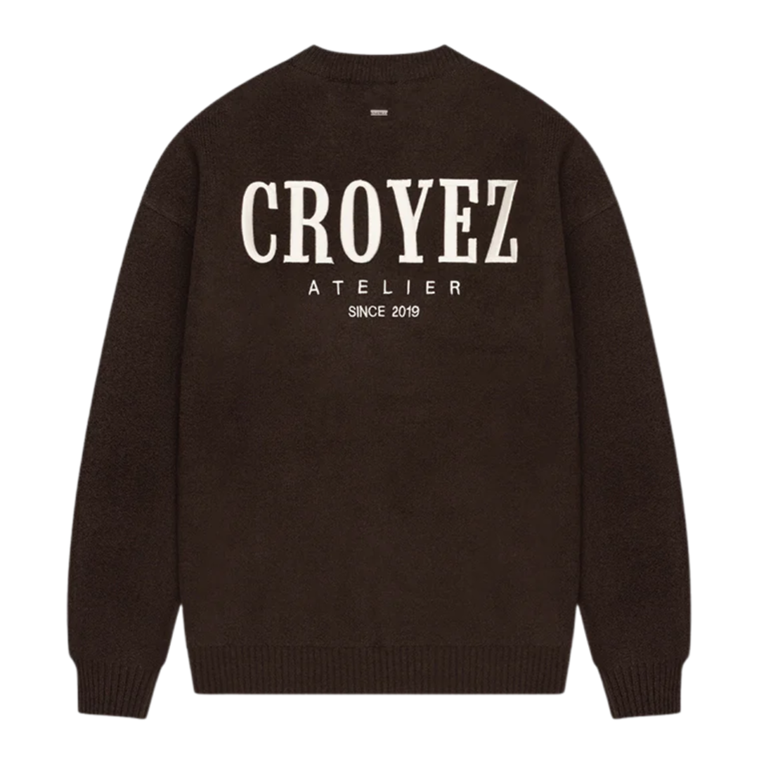 Gallery Knit Sweater - Brown