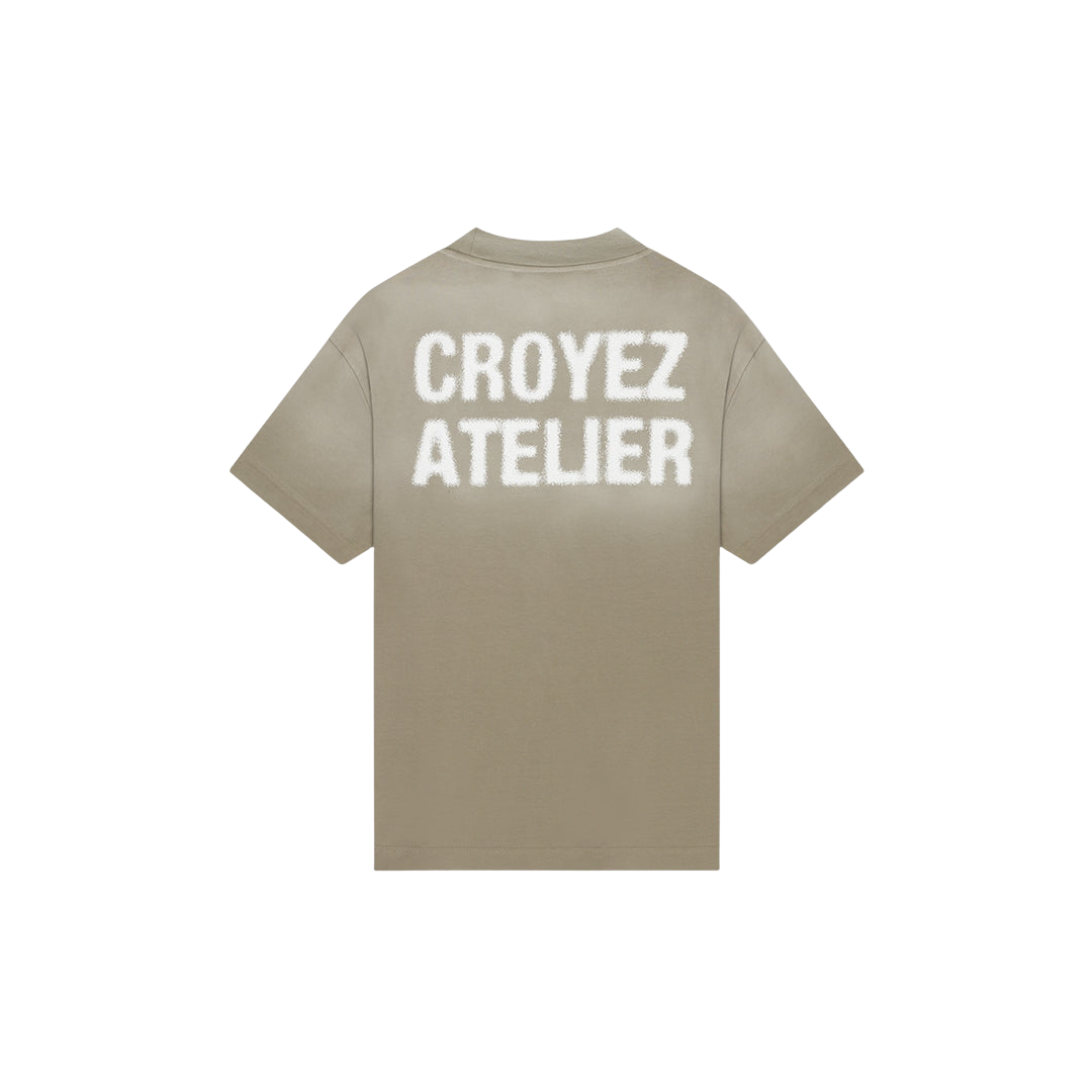 Sprayed Atelier T-Shirt - Dusty Olive