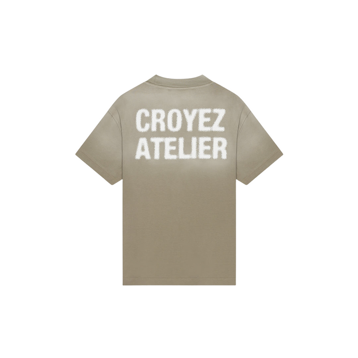 Sprayed Atelier T-Shirt - Dusty Olive