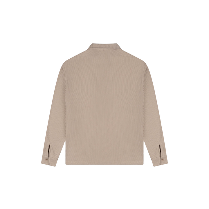 Ribbed Longsleeve Shirt - Sand