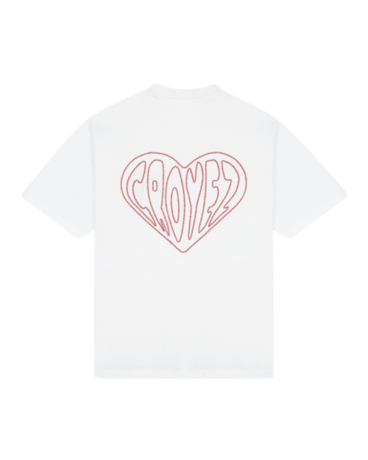 Stitched Heart T-Shirt - White