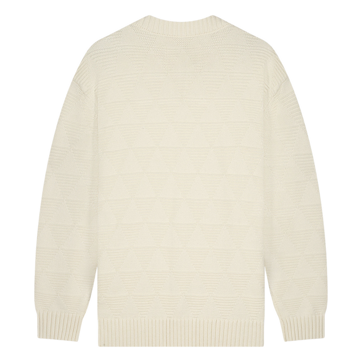 Varsety Cardigan - Antique White