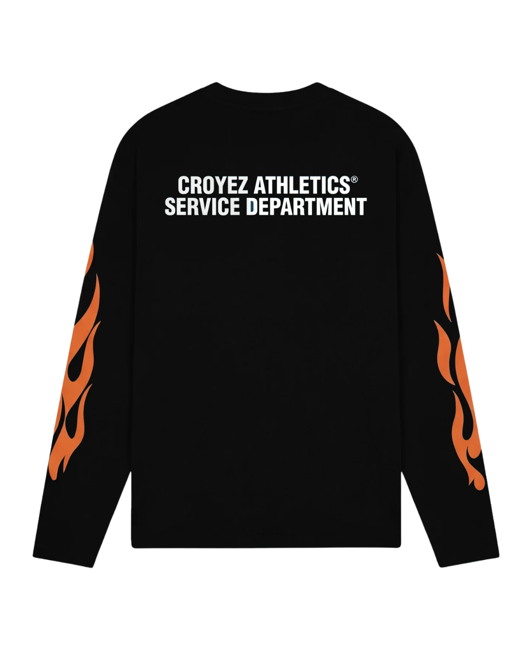 Service Dept Longsleeve - Black/Orange