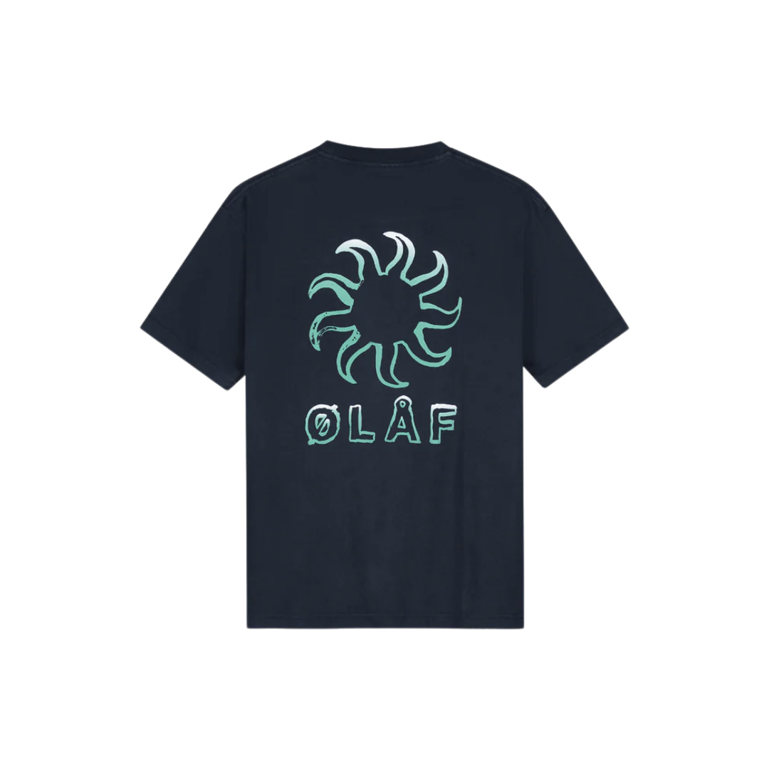 Gradient Sun Tee - Washed Navy